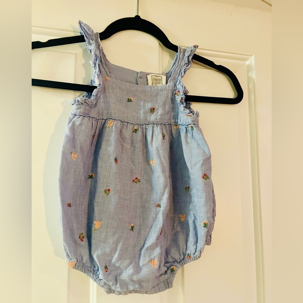 Bonheur Du Jour Blue Baby‎ Romper